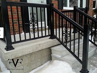 Black Aluminum Railing